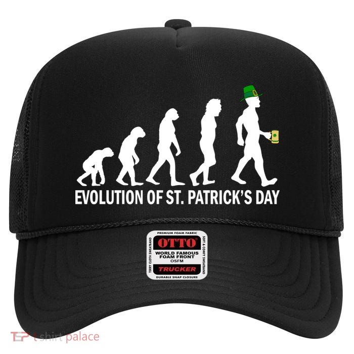 Evolution of St. Patrick's Day High Crown Mesh Back Trucker Hat