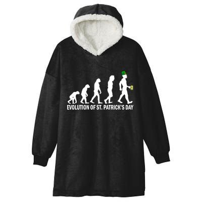 Evolution of St. Patrick's Day Hooded Wearable Blanket