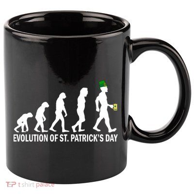 Evolution of St. Patrick's Day 11oz C Handle Ceramic Mug