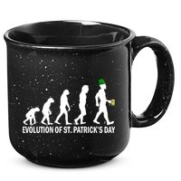 Evolution of St. Patrick's Day 15oz Campfire Ceramic Mug