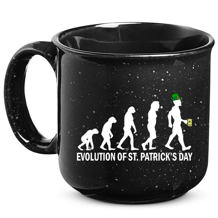 Evolution of St. Patrick's Day 15oz Campfire Ceramic Mug