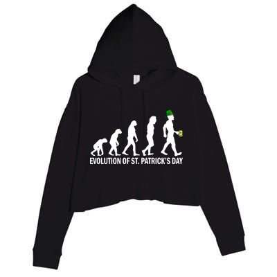 Evolution of St. Patrick's Day Crop Fleece Hoodie