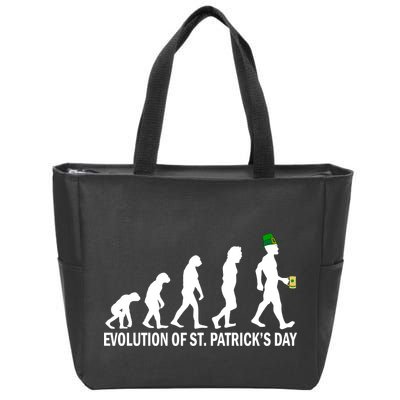 Evolution of St. Patrick's Day Zip Tote Bag