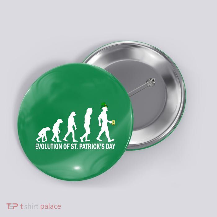 Evolution of St. Patrick's Day Button