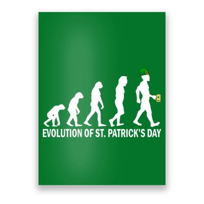Evolution of St. Patrick's Day Poster