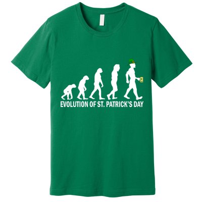 Evolution of St. Patrick's Day Premium T-Shirt