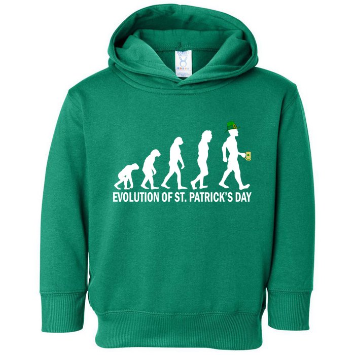 Evolution of St. Patrick's Day Toddler Hoodie