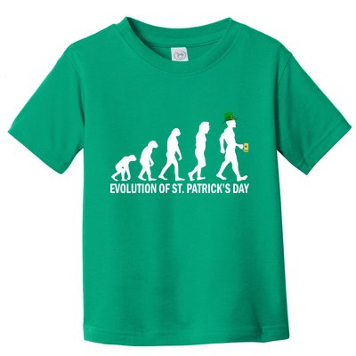 Evolution of St. Patrick's Day Toddler T-Shirt