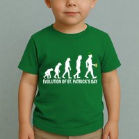 Evolution of St. Patrick's Day Toddler T-Shirt