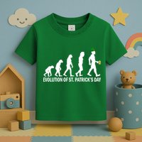 Evolution of St. Patrick's Day Toddler T-Shirt