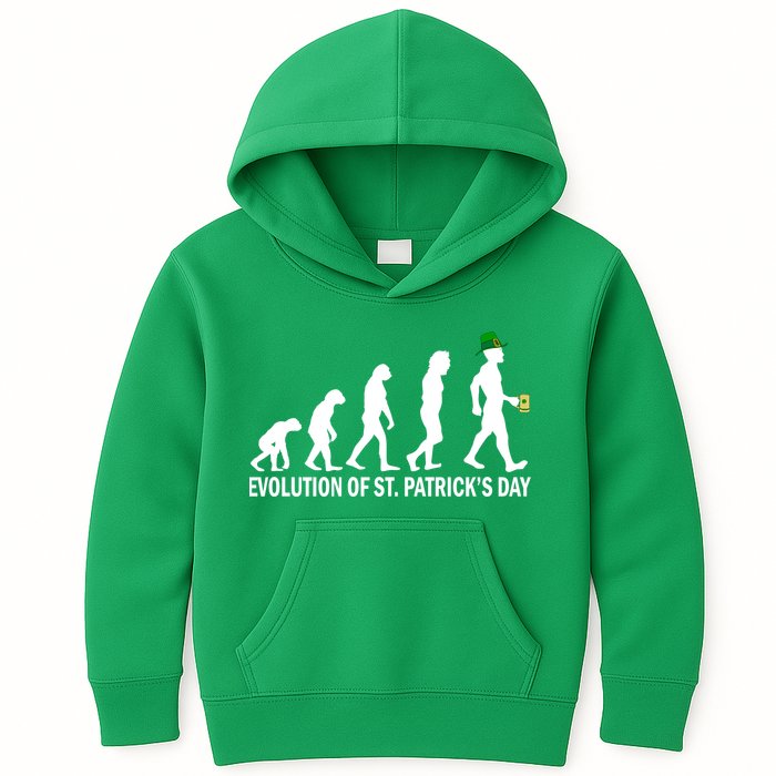 Evolution of St. Patrick's Day Kids Hoodie