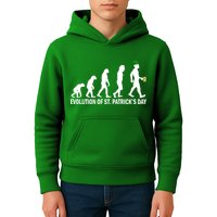 Evolution of St. Patrick's Day Kids Hoodie