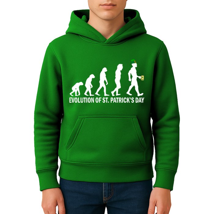 Evolution of St. Patrick's Day Kids Hoodie