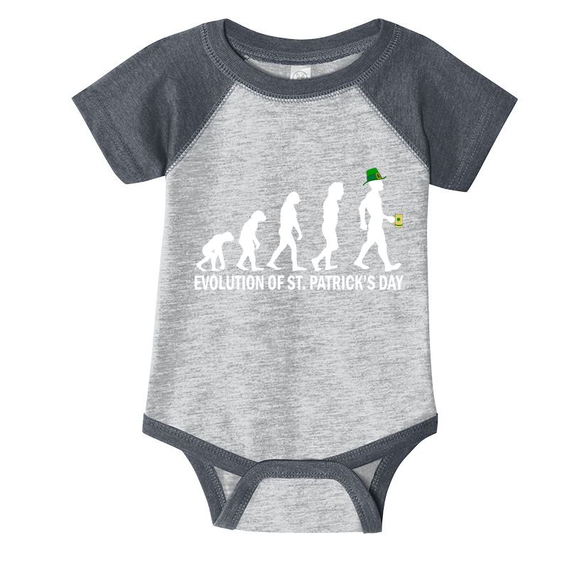 Evolution of St. Patrick's Day Infant Baby Jersey Bodysuit