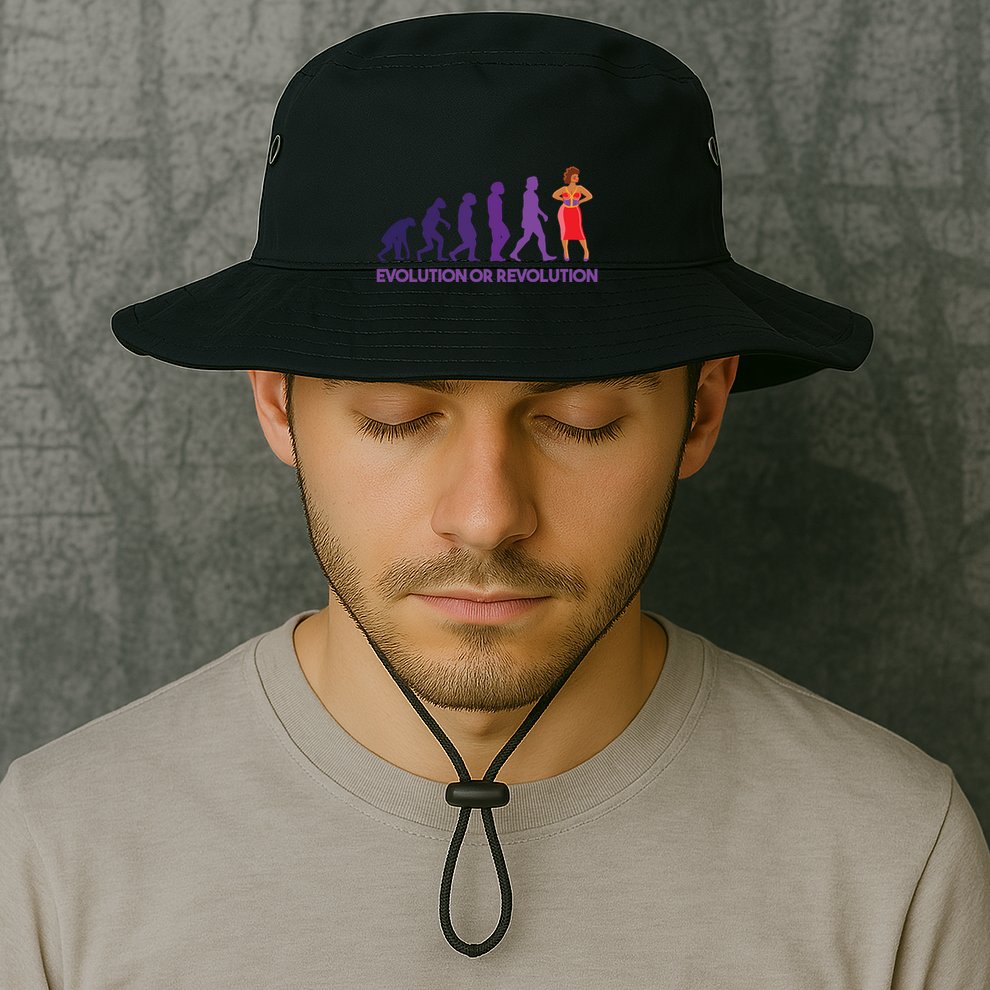 Evolution Or Revolution Bucket Hat