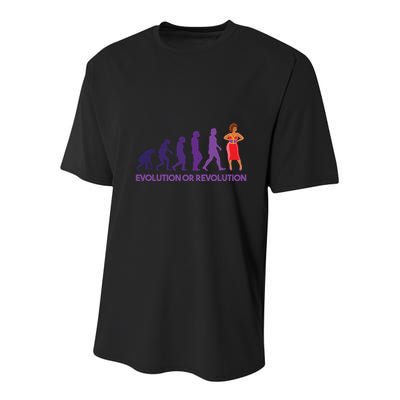 Evolution Or Revolution Youth Performance Sprint T-Shirt