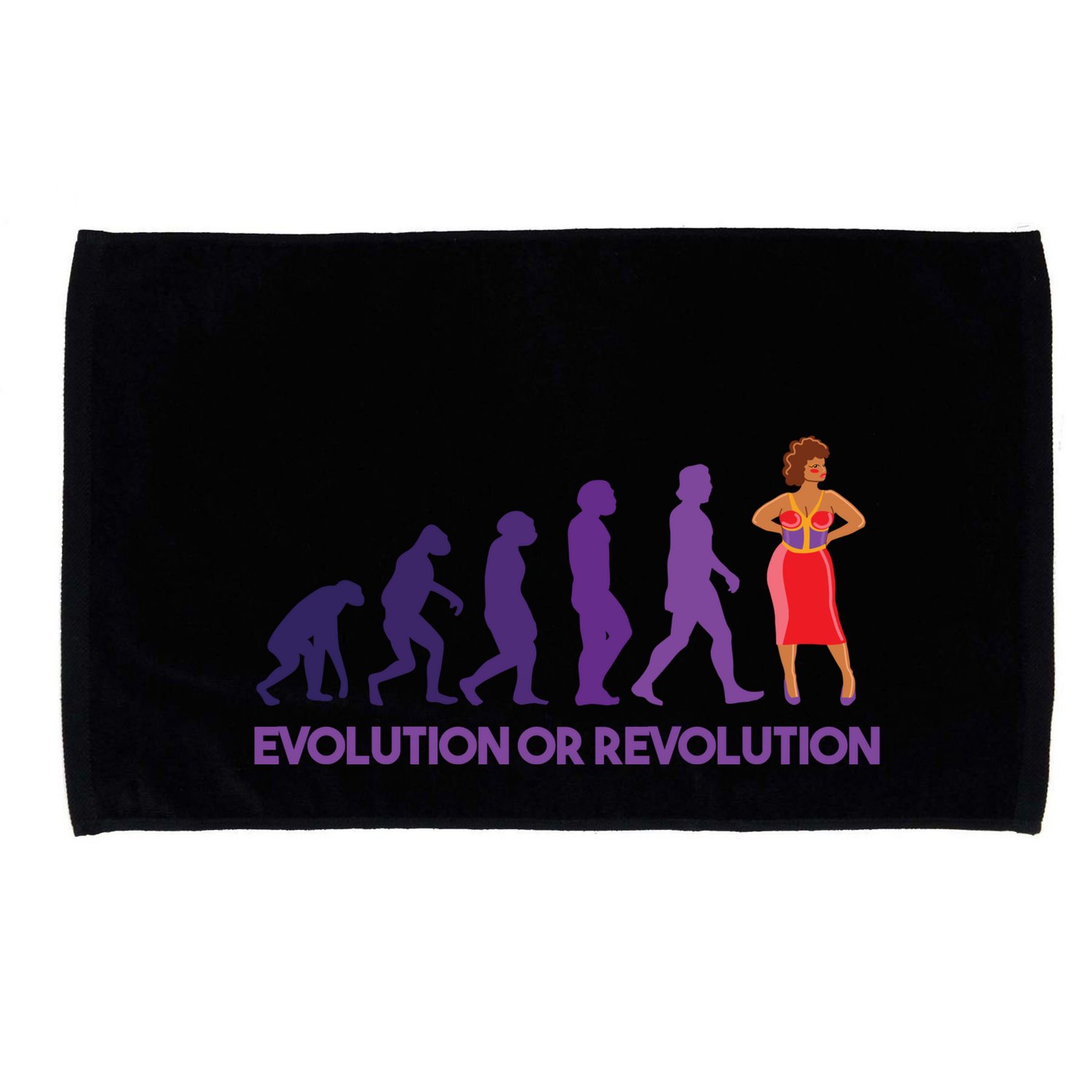 Evolution Or Revolution Microfiber Hand Towel