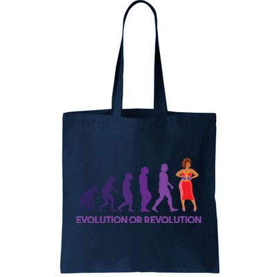 Evolution Or Revolution Tote Bag