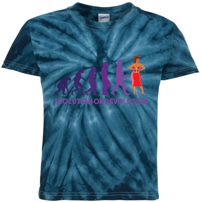 Evolution Or Revolution Kids Tie-Dye T-Shirt