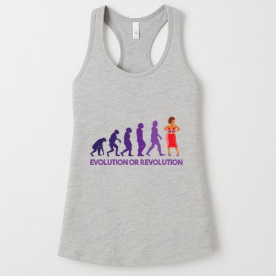 Evolution Or Revolution Womens Tank Top