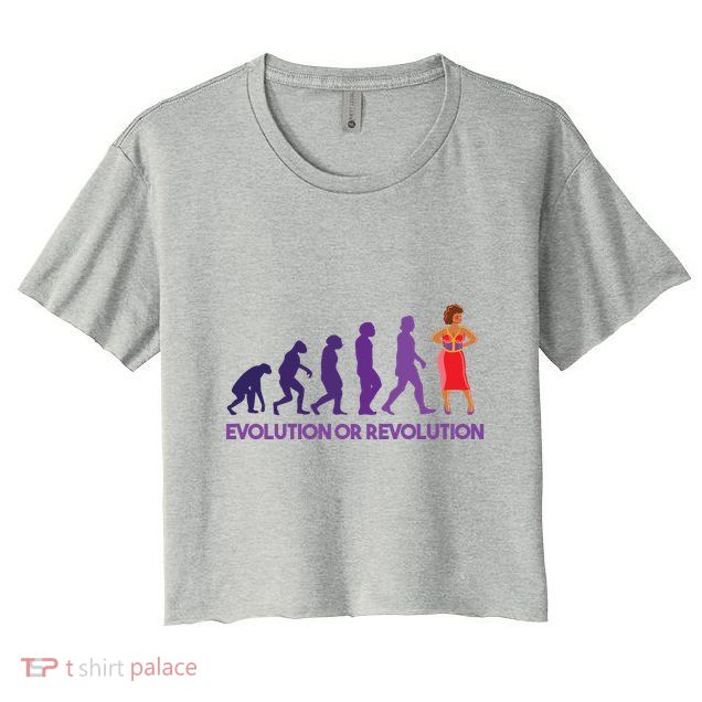 Evolution Or Revolution Crop Top