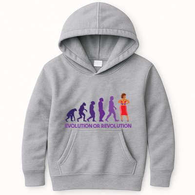 Evolution Or Revolution Kids Hoodie
