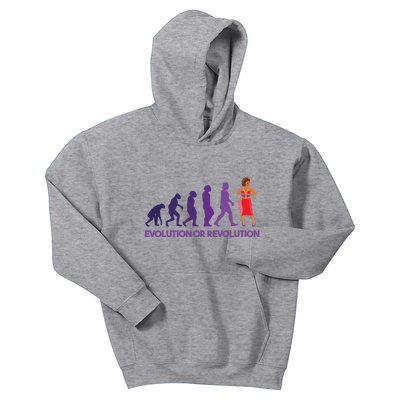 Evolution Or Revolution Kids Hoodie