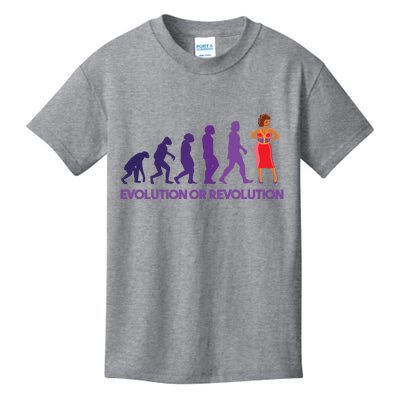 Evolution Or Revolution Kids T-Shirt