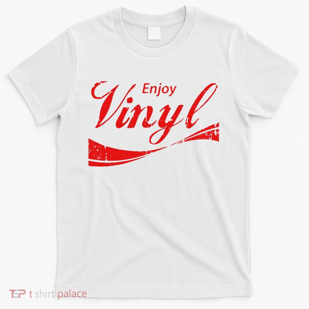Enjoy Vinyl Record Retro Vintage T-Shirt