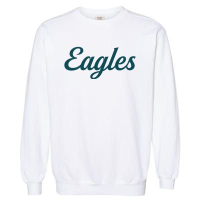 Eagles Vintage Retro Football Garment-Dyed Sweatshirt