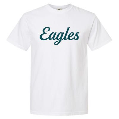 Eagles Vintage Retro Football Garment-Dyed Heavyweight T-Shirt