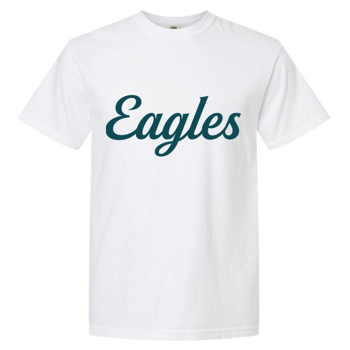 Eagles Vintage Retro Football Garment-Dyed Heavyweight T-Shirt