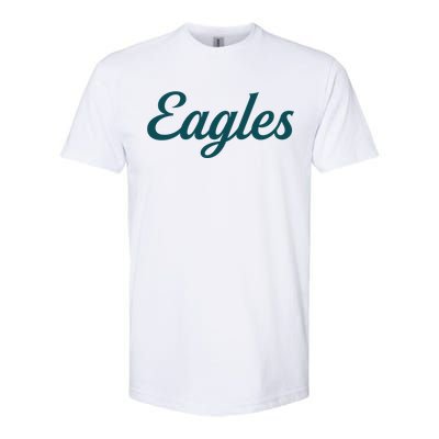 Eagles Vintage Retro Football Softstyle® CVC T-Shirt