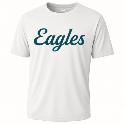 Eagles Vintage Retro Football Cooling Performance Crew T-Shirt