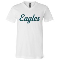 Eagles Vintage Retro Football V-Neck T-Shirt