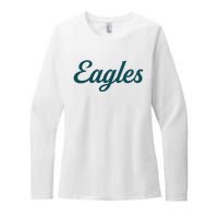 Eagles Vintage Retro Football Womens CVC Long Sleeve Shirt