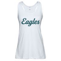 Eagles Vintage Retro Football Ladies Essential Flowy Tank