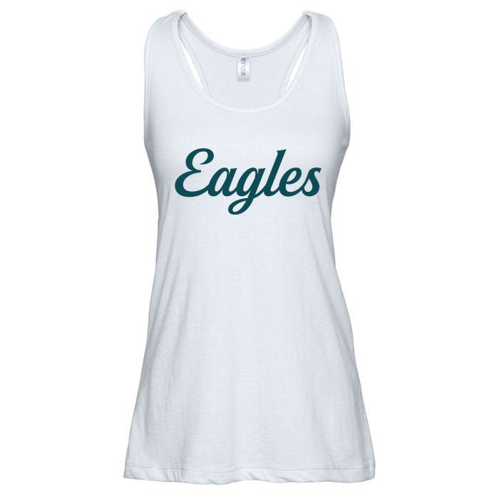 Eagles Vintage Retro Football Ladies Essential Flowy Tank