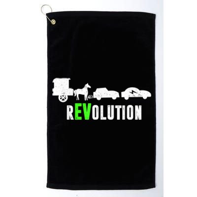 Electric Vehicle REVolution EV Driver Platinum Collection Golf Towel