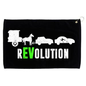 Electric Vehicle REVolution EV Driver Grommeted Golf Towel