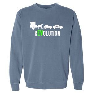 Electric Vehicle REVolution EV Driver Garment-Dyed Sweatshirt