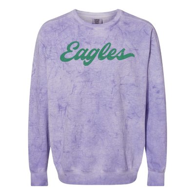 Eagles Vintage Retro Colorblast Crewneck Sweatshirt