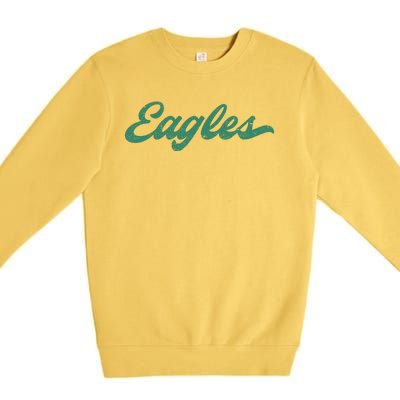 Eagles Vintage Retro Premium Crewneck Sweatshirt