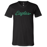 Eagles Vintage Retro V-Neck T-Shirt