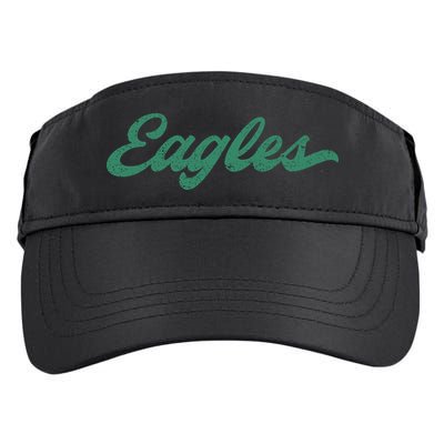 Eagles Vintage Retro Adult Drive Performance Visor