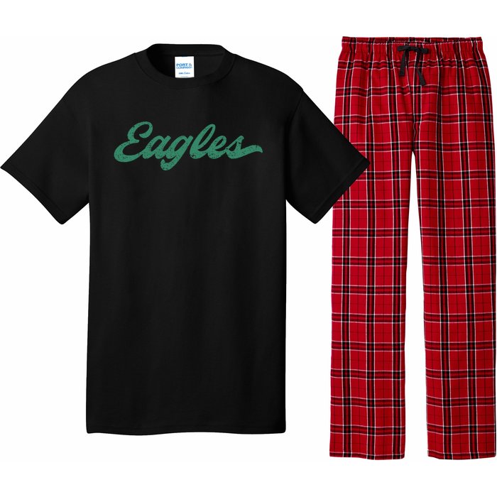 Eagles Vintage Retro Pajama Set