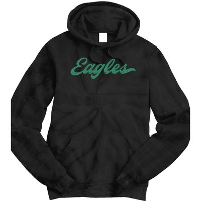 Eagles Vintage Retro Tie Dye Hoodie