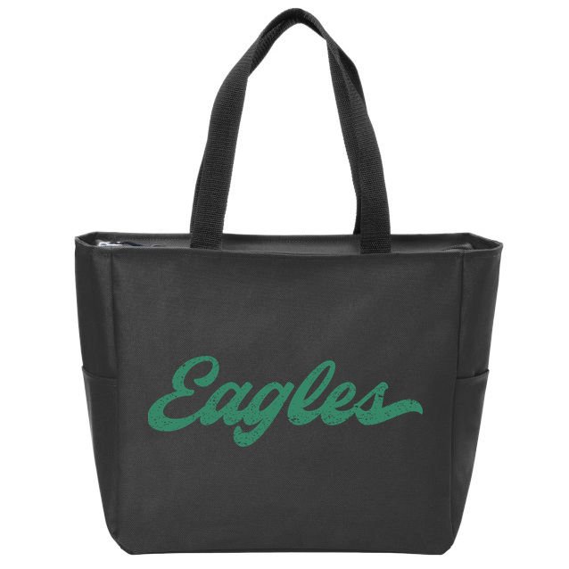 Eagles Vintage Retro Zip Tote Bag