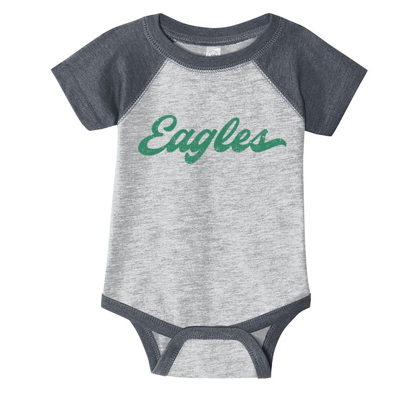 Eagles Vintage Retro Infant Baby Jersey Bodysuit