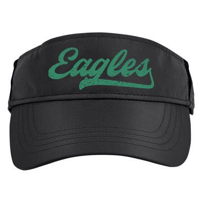 Eagles Vintage Retro Adult Drive Performance Visor